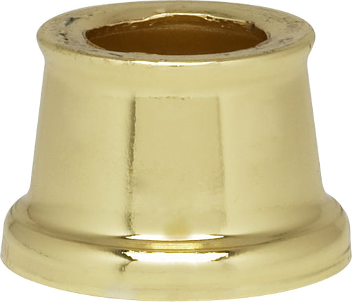 SATCO/NUVO Flanged Steel Neck 7/16 Inch Hole 9/16 Inch Height 11/16 Inch Top 7/8 Inch Bottom Brass Plated Finish (90-2230)