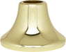 SATCO/NUVO Flanged Steel Neck 9/16 Inch Hole 1-3/16 Inch Height 3/4 Inch Top 1-3/4 Inch Bottom Seats Brass Plated Finish (90-2189)