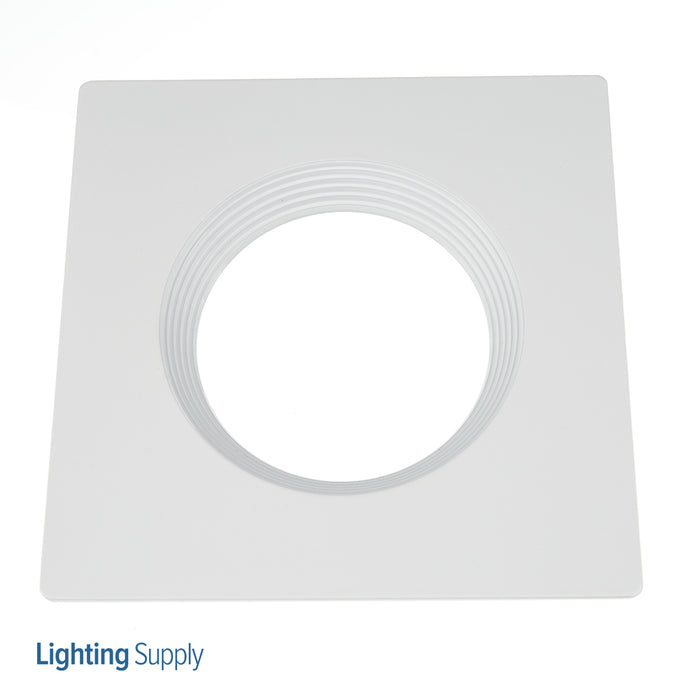 SATCO/NUVO Freedom Square 4 Inch Trim Option For 4 Inch Base Unit White Finish (S9526)