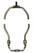 SATCO/NUVO Heavy Duty Harp Antique Brass Finish 10 Inch Height 1/8 IP Saddle 1/4-27 Thread 125 Carton (90-2268)