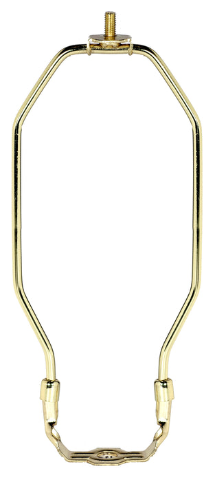 SATCO/NUVO Heavy Duty Harp Polished Brass Finish 8-1/2 Inch Height 1/8 IP Saddle 1/4-27 Thread 125 Carton (90-553)