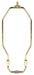 SATCO/NUVO Heavy Duty Harp Polished Brass Finish 8-1/2 Inch Height 1/8 IP Saddle 1/4-27 Thread 125 Carton (90-553)