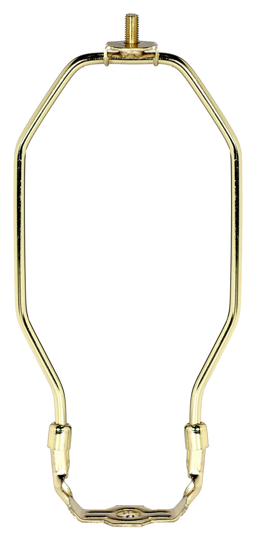 SATCO/NUVO Heavy Duty Harp Polished Brass Finish 8 Inch Height 1/8 IP Saddle 1/4-27 Thread 125 Carton (90-920)