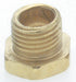SATCO/NUVO Steel Hexagon Head Nipple Brass Plated 1/8 IP 1/4 Inch X 3/8 Inch Overall (90-636)