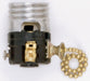 SATCO/NUVO Pull Chain Interior Mechanism With Screw Terminals Brass Chain 660W 250V (90-1139)