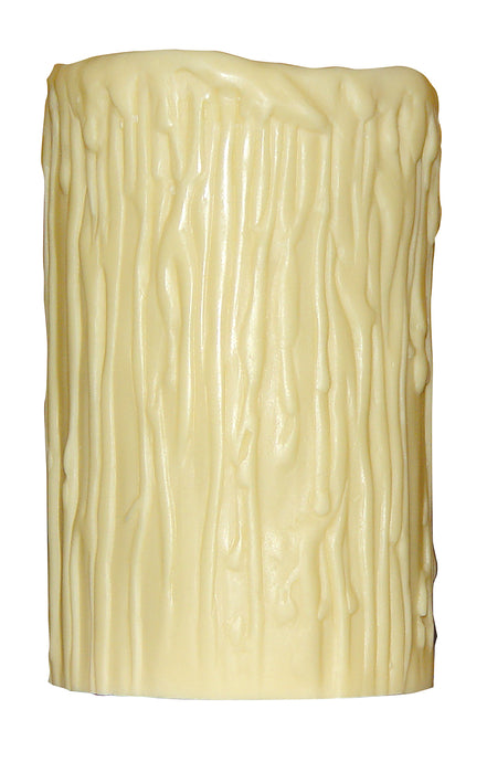 SATCO/NUVO Edison Base Oversize Resin Ivory With Drip 3-1/2 Inch Inside Diameter 4 Inch Diameter 6 Inch Height (80-2195)