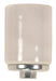 SATCO/NUVO Keyless Porcelain Mogul Socket With Metal 1/4 IP Cap Glazed 1500W 600V (90-429)
