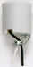 SATCO/NUVO Keyless Porcelain Socket With Hickey 10 Inch Leads Unglazed 660W 250V (90-760)