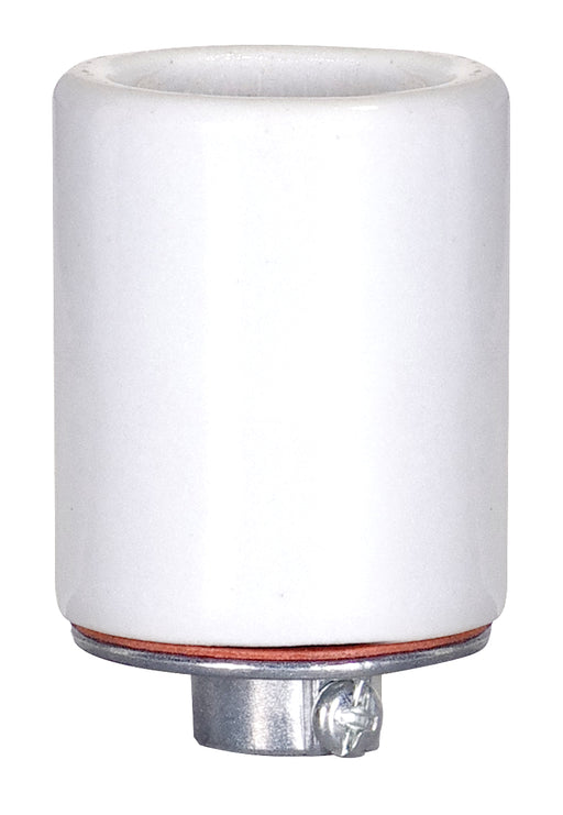 SATCO/NUVO Keyless Porcelain Socket With Metal 1/4 IPS Cap CSSNP Screw Shell Glazed 660W 250V 200 Bulk Master (80-1078)