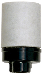 SATCO/NUVO Keyless Porcelain Socket With Phenolic 1/8 IPS Cap With One Screw CSSNP Screw Shell Unglazed 660W 250V (80-1150)