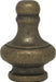 SATCO/NUVO Large Pyramid Knob 1-1/4 Inch Height 1/8 IP Antique Brass Finish (90-1161)