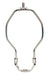 SATCO/NUVO Light Duty Harp Polished Nickel Finish 5 Inch Height 1/8 IP Saddle 1/4-27 Thread 125 Carton (90-2028)