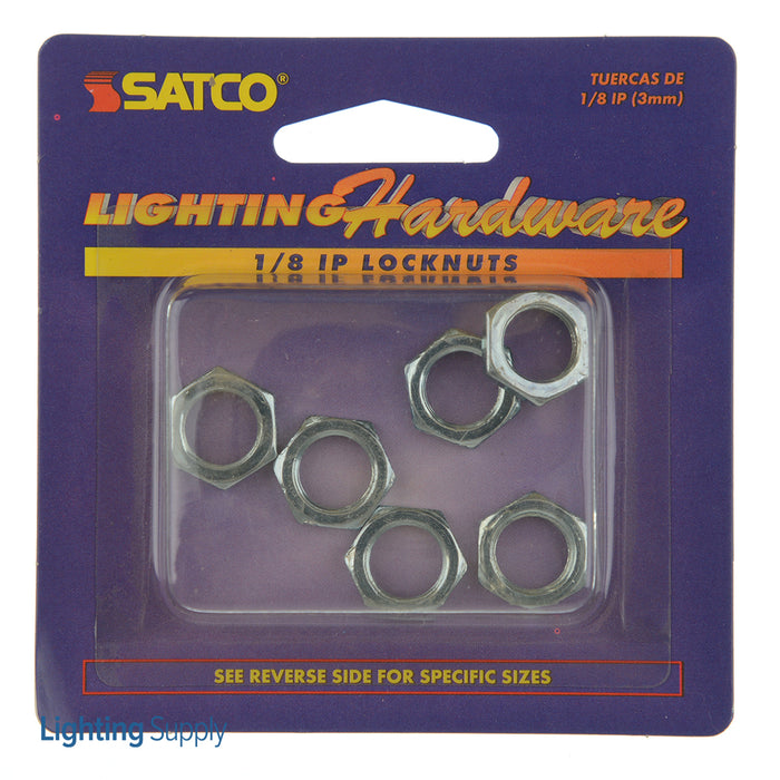 SATCO/NUVO 6 Steel Locknuts 1/8 IPS (S70-622)