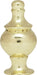 SATCO/NUVO Modern Finial 1-1/2 Inch Height 1/4-27 Polished Brass Finish (90-1714)