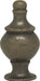 SATCO/NUVO Modern Finial 1-1/2 Inch Height 1/4-27 Antique Brass Finish (90-1715)