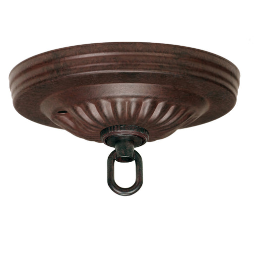 SATCO/NUVO Ribbed Canopy Kit Old Bronze Finish 5 Inch Diameter 1-1/16 Inch Center Hole Includes Hardware 25 Pounds Maximum (90-1884)