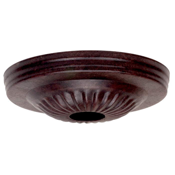 SATCO/NUVO Ribbed Canopy Only Old Bronze Finish 5 Inch Diameter 1-1/16 Inch Center Hole (90-1881)