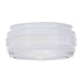 SATCO/NUVO Outside White Drum Glass Shade With Clear Sides And Bottom 10-7/16 Inch Diameter 9-7/8 Inch Diameter 4-1/2 Inch Height (50-107)