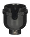 SATCO/NUVO 1/8 IP Cap Only Phenolic 1/2 Uno Thread With Set Screw For Turn Knob And Pull Chain With Plastic Bushing (80-2135)