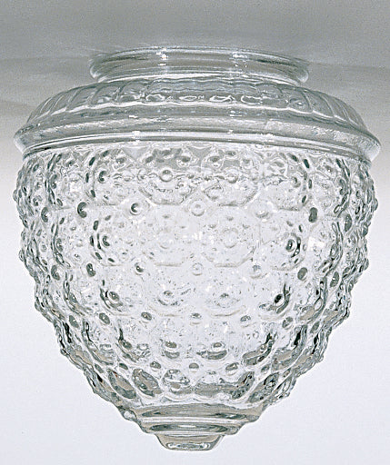 SATCO/NUVO Pineapple Glass Shade 6 Inch X 3-1/4 Inch 5-1/2 Inch Diameter 3-1/4 Inch Fitter (50-112)