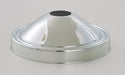 SATCO/NUVO Plain Deep Fixture Canopy Only Chrome Finish 5 Inch Diameter 11/16 Inch Center Hole 1-3/4 Inch Depth (90-050)