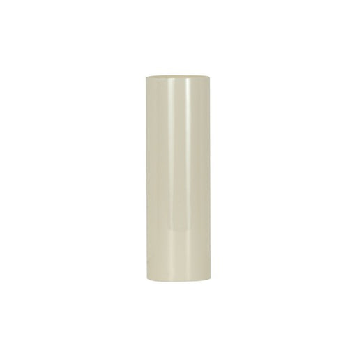 SATCO/NUVO Plastic Candle Cover Cream Plastic 1-3/16 Inch Inside Diameter 1-1/4 Inch Outside Diameter 6 Inch Height (90-2447)