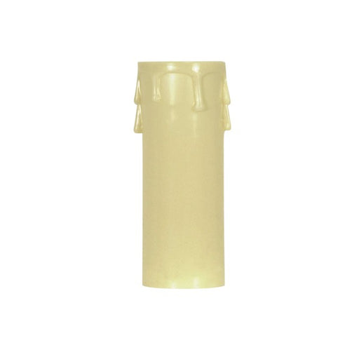 SATCO/NUVO Plastic Drip Candle Cover Ivory Plastic Drip 1-13/16 Inch Inside Diameter 1-1/4 Inch Outside Diameter 2 Inch Height (90-1515)
