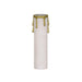 SATCO/NUVO Plastic Drip Candle Cover White Plastic With Gold Drip 1-3/16 Inch Inside Diameter 1-1/4 Inch Outside Diameter 4 Inch Height (90-373)