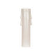 SATCO/NUVO Plastic Drip Candle Cover White Plastic Drip 13/16 Inch Inside Diameter 7/8 Inch Outside Diameter 2 Inch Height (90-1505)