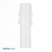 SATCO/NUVO Plastic Drip Candle Cover White Plastic Drip 13/16 Inch Inside Diameter 7/8 Inch Outside Diameter 3-1/2 Inch Height (90-1258)