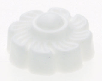 SATCO/NUVO Plastic Lock-Up Caps 1/8 IP White Finish With Pull Chain Hole 1 Inch Diameter (90-245)