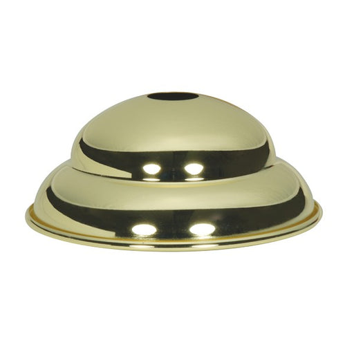 SATCO/NUVO Polished Brass Finish With Matching Screw Collar Loop Diameter 5-1/2 Inch Center Hole 11/16 Inch Height 2-1/4 Inch (90-2491)
