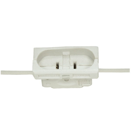 SATCO/NUVO Porcelain Par 56 And 64 Connector Mogul Base 2-1/2 Inch X 1-1/4 Inch X 1-3/8 Inch Diameter 18 Inch Leads Unglazed 1000W 125V (80-1865)