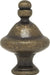 SATCO/NUVO Pyramid Finial 1-1/2 Inch Height 1/4-27 Antique Brass Finish (90-1721)