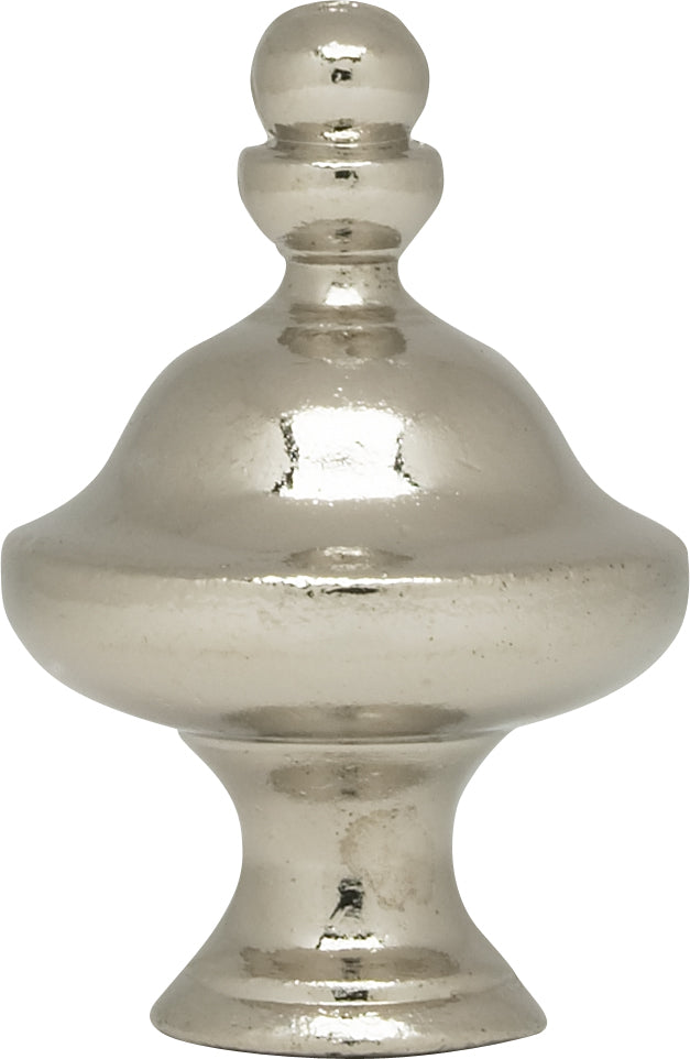 SATCO/NUVO 90-1722 Pyramid Finial 1-1/2 Inch 1/4-27 Polished Chrome ...