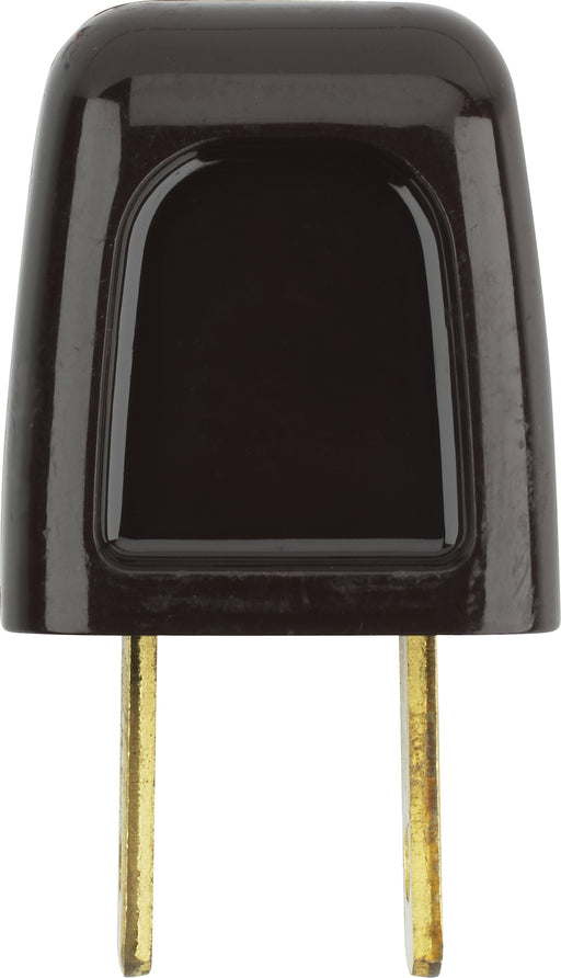 SATCO/NUVO Quick Connect Plug Non Polarized 18/2-Spt-1 10A-125V Brown Finish (90-632)