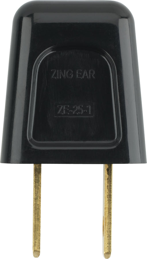 SATCO/NUVO Quick Connect Plug Black Finish Polarized 18/2-Spt-1 6A 125V (90-1522)