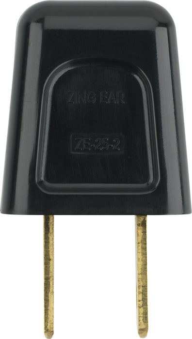 SATCO/NUVO Quick Connect Plug Polarized 18/2 SPT-2 6A-125V Black Finish (90-2609)