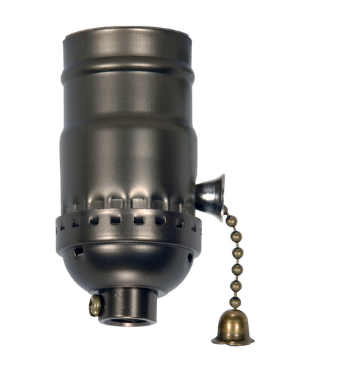 SATCO/NUVO On-Off Pull Chain Socket 1/8 IPS Aluminum Antique Brass Finish 660W 250V (80-2316)