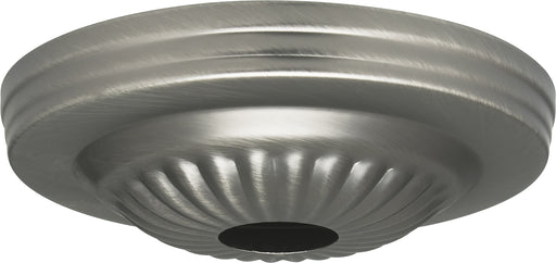 SATCO/NUVO Ribbed Canopy Only Brushed Pewter Finish 5 Inch Diameter 1-1/16 Inch Center Hole (90-1845)