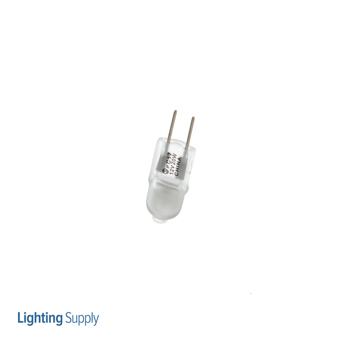 SATCO/NUVO S1909 20W Halogen T3 Frosted 2000 Hours 270Lm Bi-Pin G4 Base 12V 2900K (20T3/F)