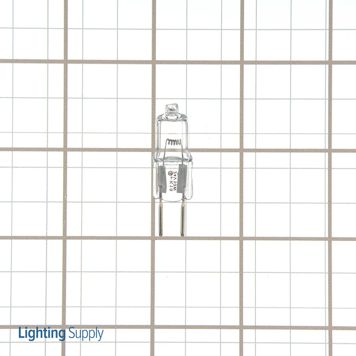 SATCO/NUVO 50T4/CL/24V 50W Halogen T4 Clear 2000 Hours 900Lm Bi-Pin Gy6.35 Base 24V 2900K (S1987)