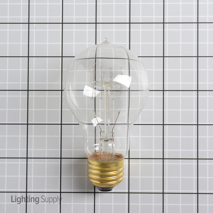SATCO/NUVO 25A19/CL/120V VINTAGE 25W A19 Incandescent Clear 3000 Hours 100Lm Medium Base 120V 2700K (S2411)