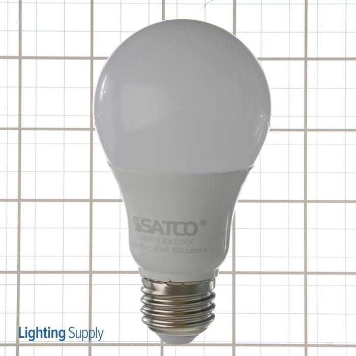 SATCO/NUVO 9.8A19/OMNI/220/LED/27K 9.8W A19 LED 2700K Medium Base 220 Degree Beam Spread 120V (S29835)