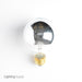 SATCO/NUVO 40G25/SL 40W G25 Incandescent Silver Crown 1500 Hours 280Lm Medium Base 120V 2700K (S3861)