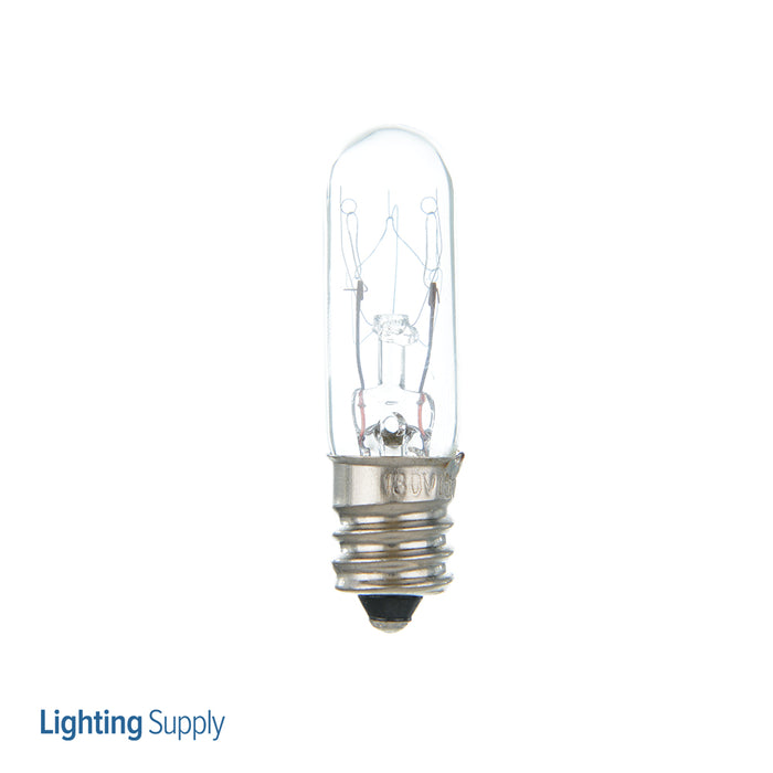 SATCO/NUVO 15T4 1/2/C 15W T4 1/2 Incandescent Clear 1000 Hours 90Lm Candelabra Base 130V 2700K (S3913)
