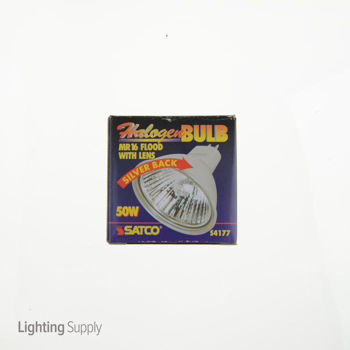 SATCO/NUVO 50MR16/EXN/S/C 50W Halogen MR16 EXN 3000 Hours Miniature 2 Pin Round Base 12V 2900K (S4177)