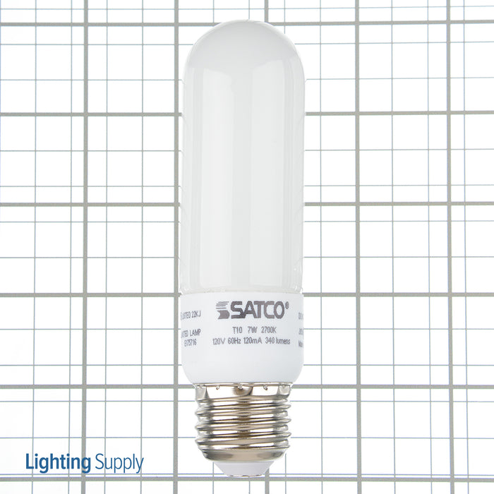 SATCO/NUVO 7T10/27 7W T10 Compact Fluorescent 2700K 85 CRI Medium Base (S7381)