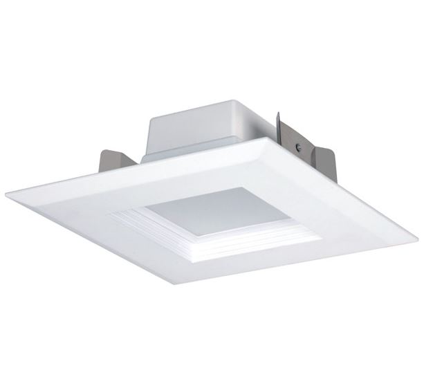 SATCO/NUVO 16WLED/5-6/SQ/30K/120V 16W LED Downlight Retrofit 5-6 Inch Square Shape 3000K 120V (S9771)