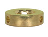 SATCO/NUVO Shade Rings 10 Gauge 3/4 Inch Diameter 3 Hole Brass Plated (90-2456)